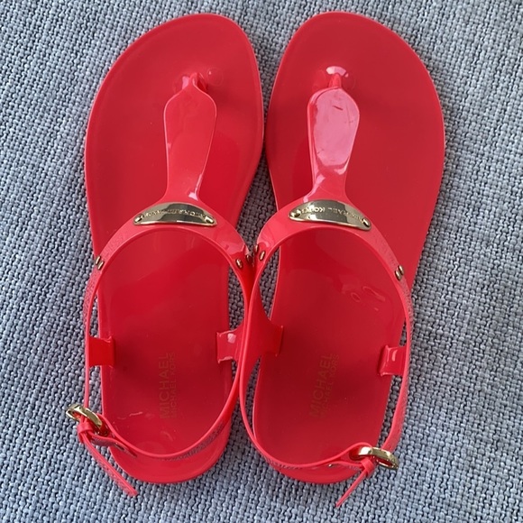 Michael Kors Red Sandals - Picture 4 of 8